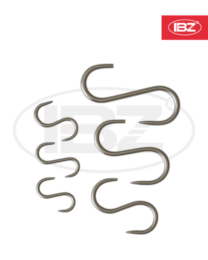 Ganchos para Carnes en Acero Inoxidable – Varias Dimensiones