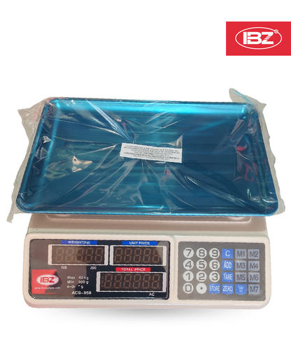 Balanza 40 Kg con bandeja